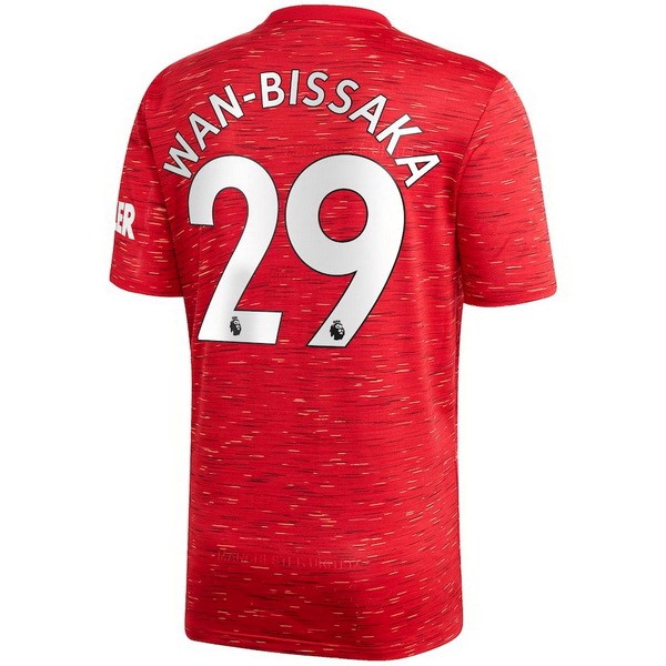 Maillot Football Manchester United NO.29 Wan Bissaka Domicile 2020-21 Rouge